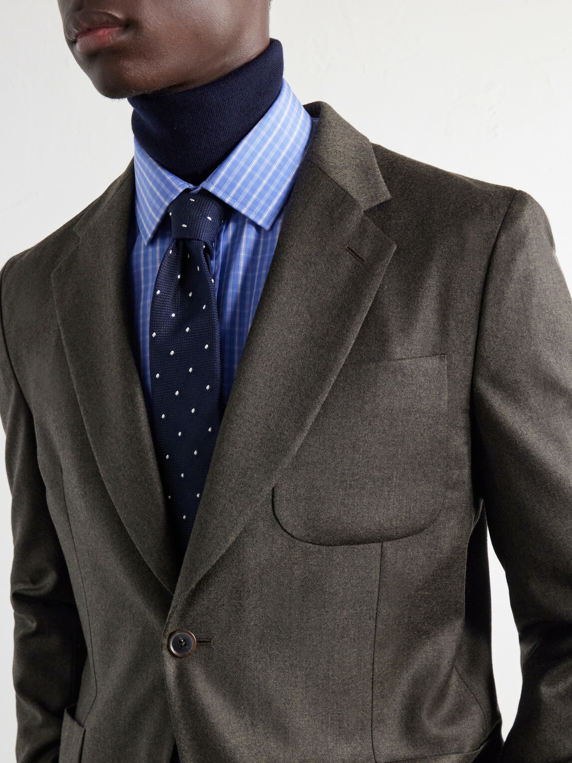 Paul Smith - Wool and Cashmere-Blend Suit Jacket - Brown