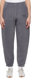 alexanderwang.t Gray Puff Logo Sweatpants