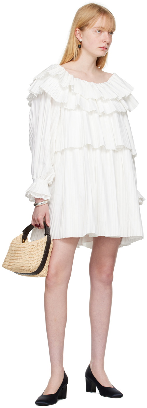 knee length dresses for ladies Sunday Brunch Mini Dress (Cream) main image 1