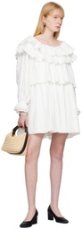 Bode White Brunch Minidress