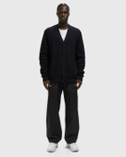 Norse Projects Loki Wool Cotton Rib Cardigan Blue Mens Zippers & Cardigan