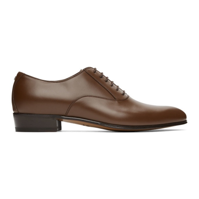 Photo: Gucci Brown Double G Oxfords