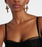 Dolce&Gabbana Crystal clip-on earrings