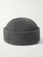 Loro Piana - Logo-Appliquéd Storm System® Cashmere Beanie - Gray
