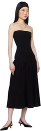 Gil Rodriguez Black 'The Tube' Dropwaist Convertible Midi Dress