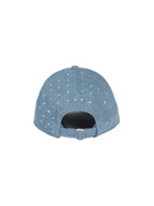 MC2 Saint Barth Denim Rhinestones Embellished Ball Cap Davis