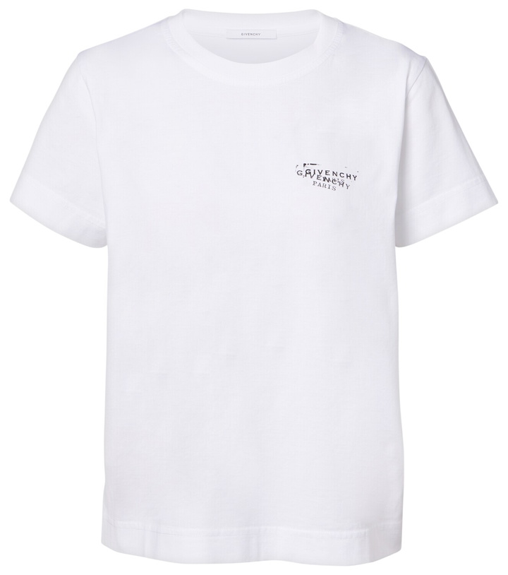 Photo: Givenchy Logo cotton jersey T-shirt