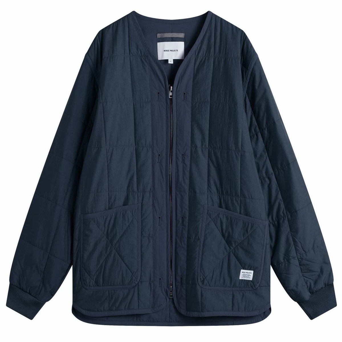 Norse Projects Men's Military Liner Jacket in Dark Navy Norse Projects