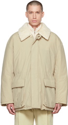 AMOMENTO Beige Padded Safari Jacket