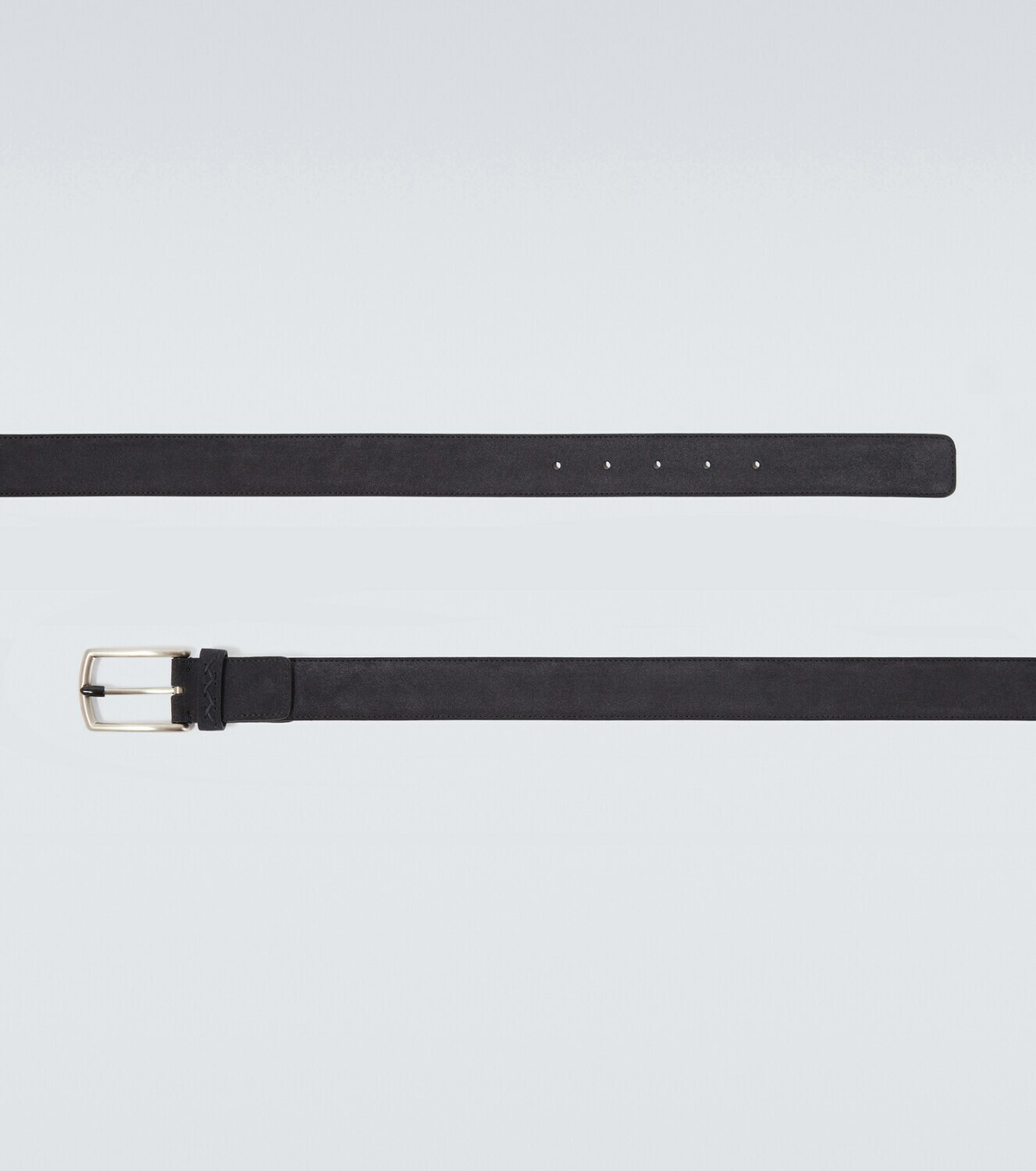 Zegna Triple Stitch leather belt