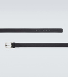 Zegna Triple Stitch leather belt