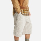 Merely Made Men's Jacquard Wide Shorts in Beige