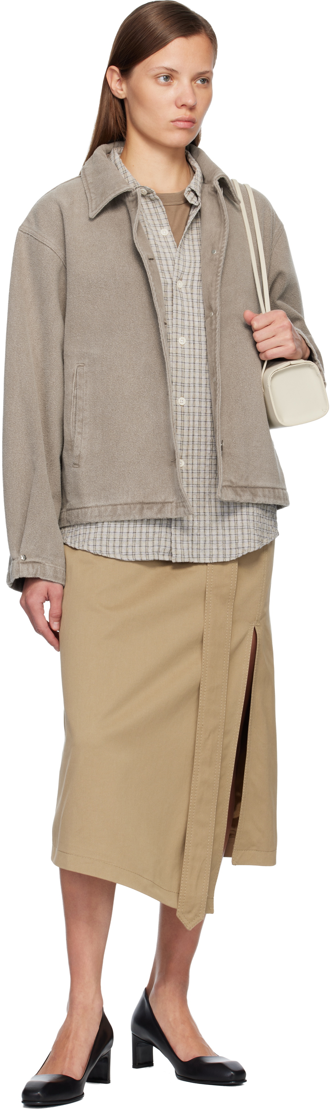 mfpen Beige Painters Denim Jacket