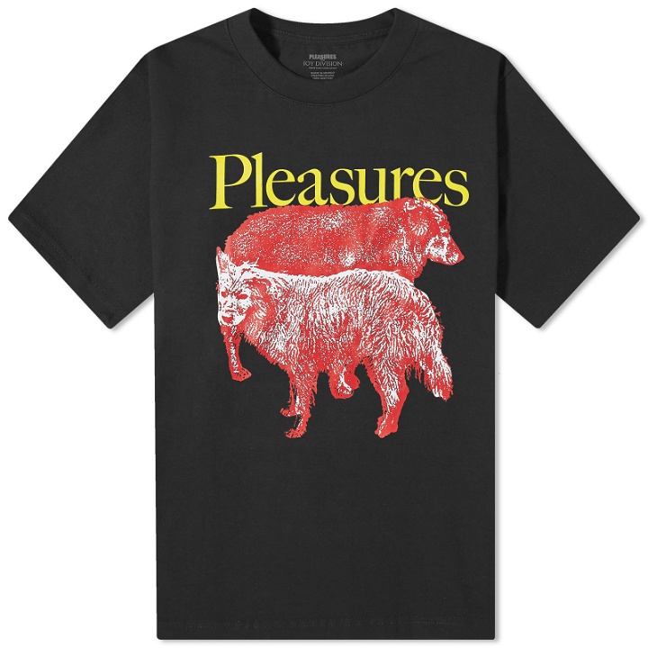 Photo: Pleasures Men's Wet Dogs T-Shirt in Black