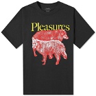 Pleasures Men's Wet Dogs T-Shirt in Black