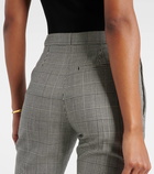 Alexander McQueen Prince of Wales checked wool slim pants