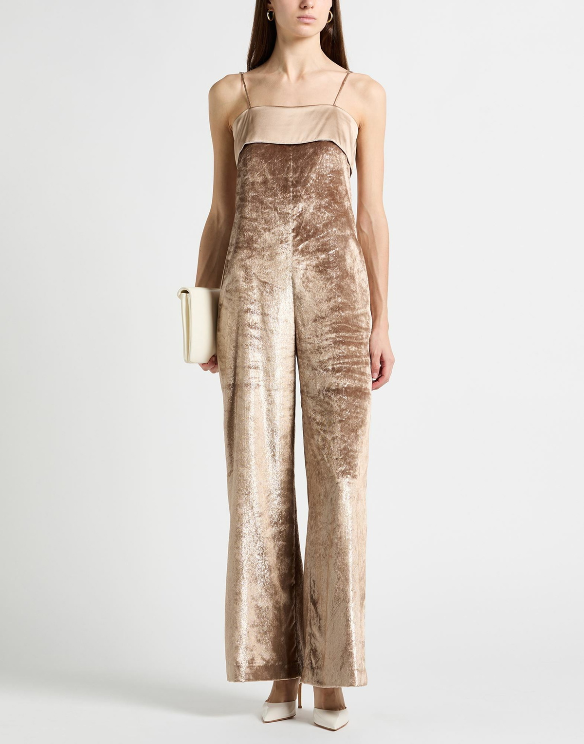 Peserico Womens Jumpsuit Sand