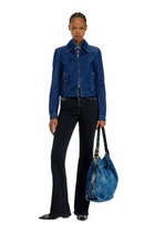 Diesel Coach jacket in rinse denim - Denim Jackets Womens in Blue