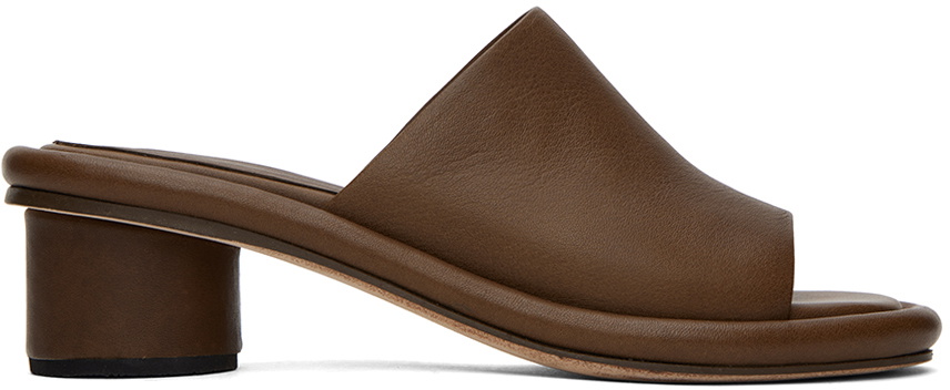Lauren Manoogian Brown Welt Mules