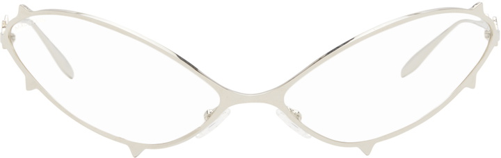 Photo: MAUSTEIN Silver Metal Spike Sunglasses