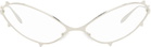 MAUSTEIN Silver Metal Spike Sunglasses