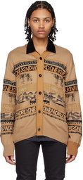 sacai Beige Eric Haze Edition Cardigan