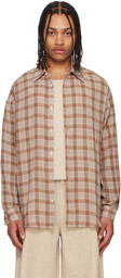 Holzweiler Brown Elja Check Shirt