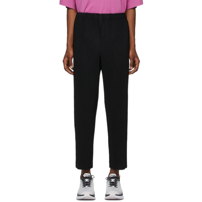 Photo: Homme Plisse Issey Miyake Black Pleated Trousers