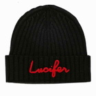 MC2 Saint Barth Blended Cashmere Hat With Lucifer Embroidery