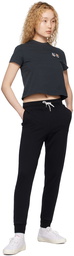 Maison Kitsuné Black Tricolor Baby Fox Lounge Pants