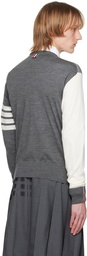 Thom Browne Gray Fun Mix Sweater