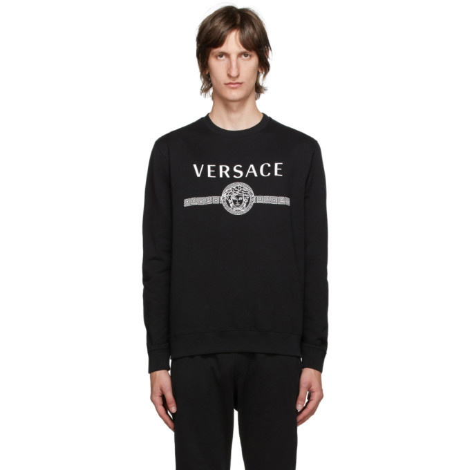 Photo: Versace Black Medusa Logo Sweatshirt