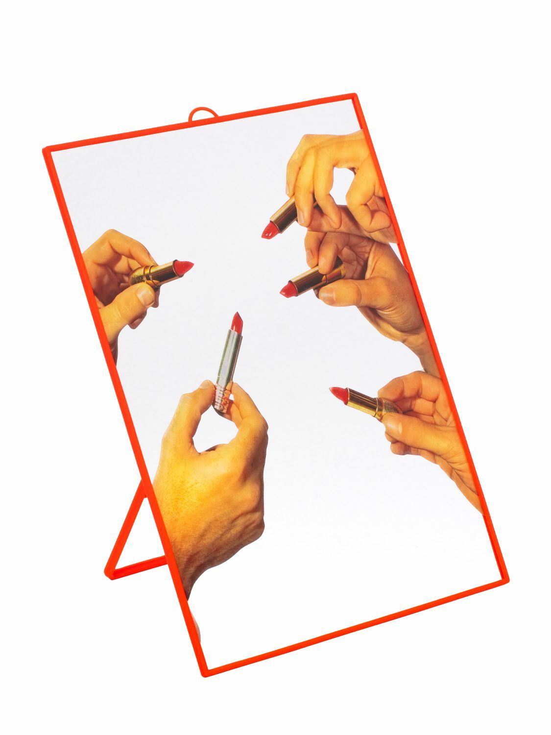 SELETTI Lipstick Mirror with plastic Frame