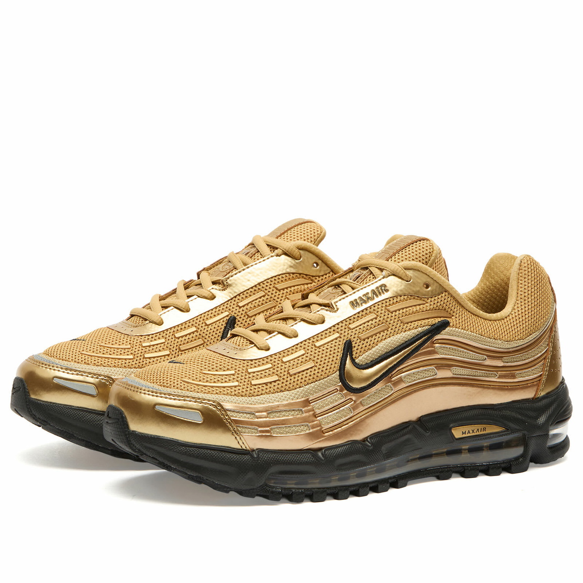 Nike Men's Air Max Tl 2.5 Chrome Sneaker in Gold/Black/Photon Dust