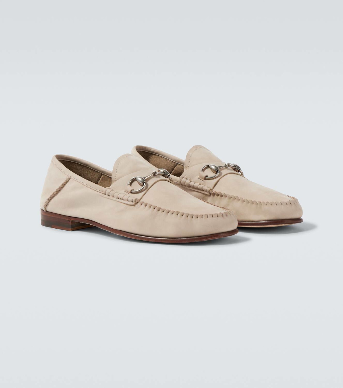 Gucci suede men’s loafers beige color Gucci Suede Loafers Gucci | Men main image 2
