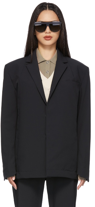 Photo: A-COLD-WALL* Black Technical Tailored Blazer