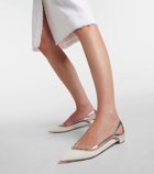 Aquazzura Cinemax leather ballet flats