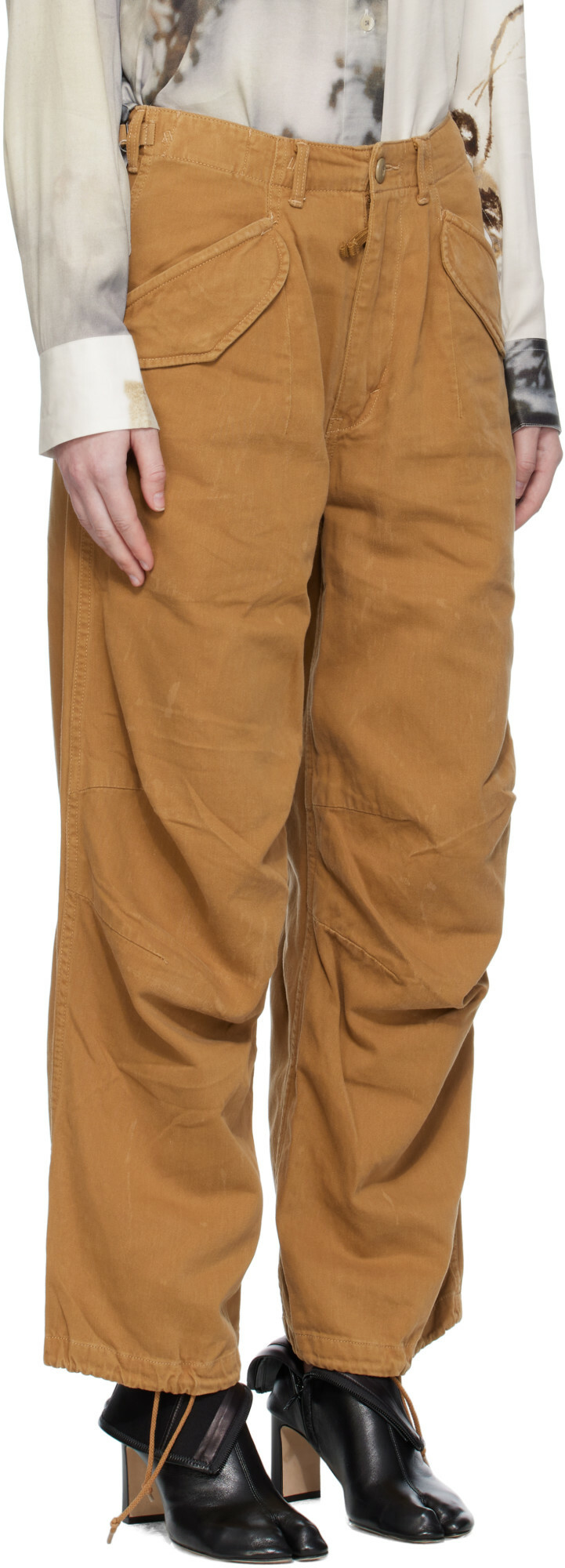 R13 Tan Military Trousers