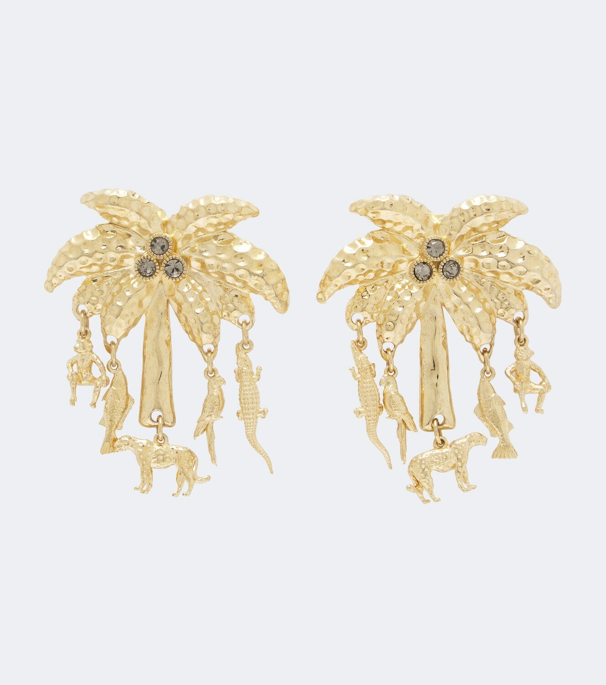Jacquemus Palmier embellished drop earrings