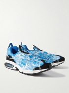 Nike - Air Kukini SE Tie-Dyed TPU-Trimmed Mesh and Neoprene Slip-On Sneakers - Blue