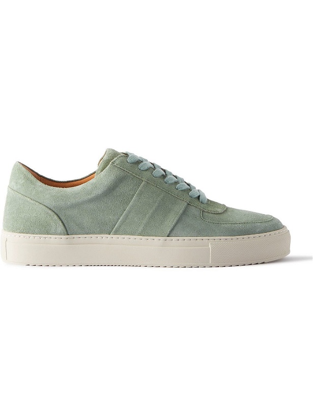 Photo: Mr P. - Larry Regenerated Suede by evolo Sneakers - Green