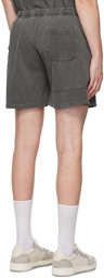 John Elliott Gray Reconstructed Shorts