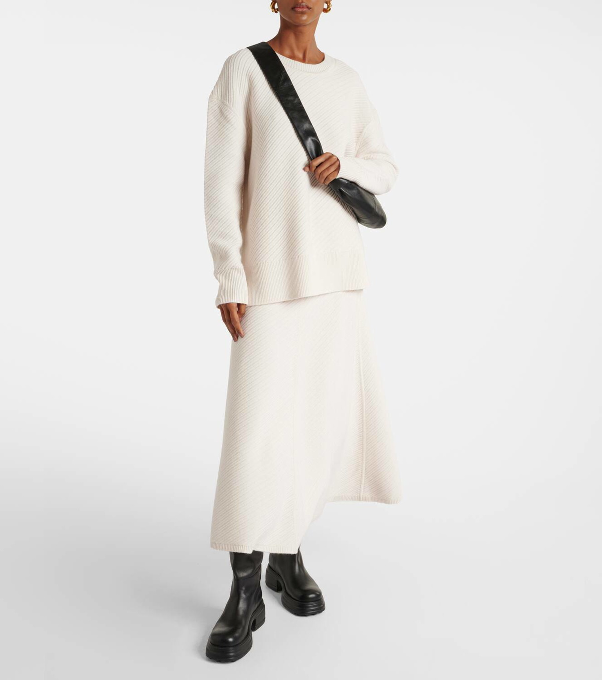 Joseph Knit Sweater Black