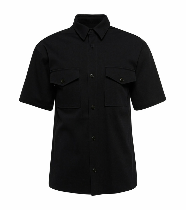 Photo: Nanushka - Cotton blend short-sleeved shirt