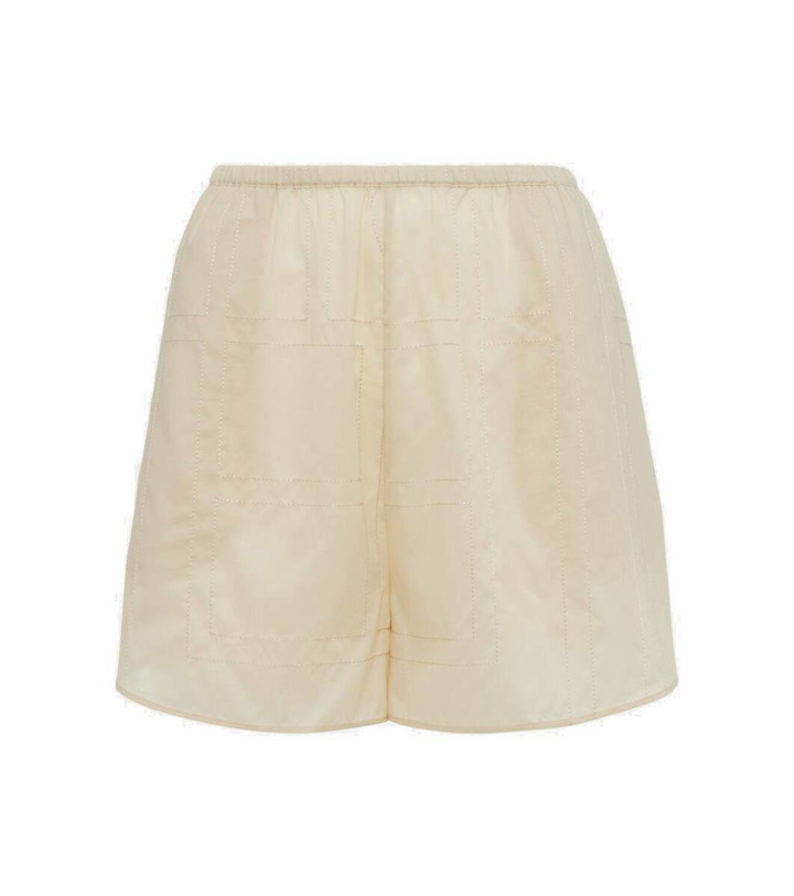 Photo: Toteme Monogram cotton-blend shorts