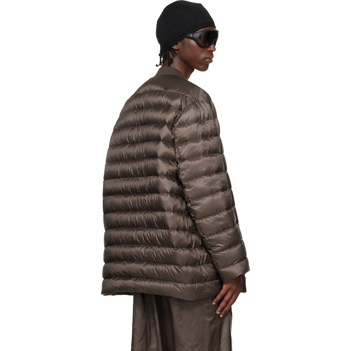Rick Owens Moncler + Rick Owens Brown Flight Parka Jacket