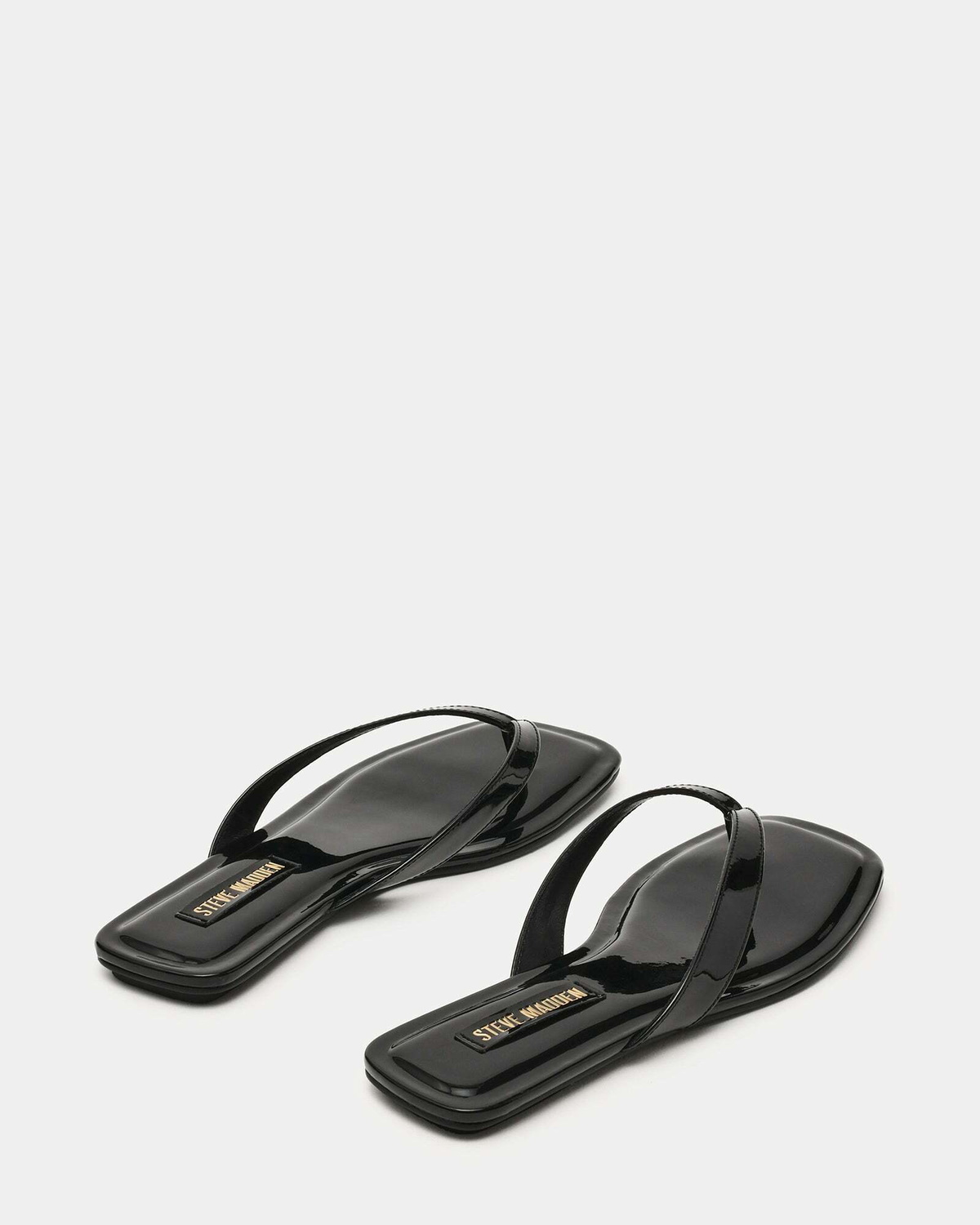 Steve Madden Trella Sandals in Black Patent