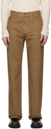 Filippa K Brown Boot-Cut Jeans