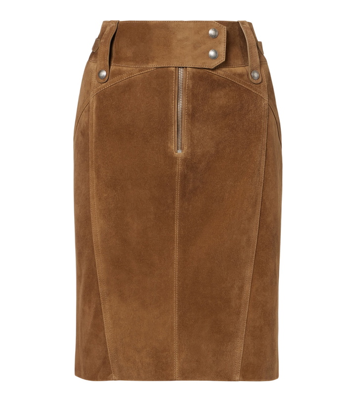 Photo: Tom Ford Suede pencil skirt