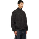 Dries Van Noten Purple & Green Jacquard Jacket